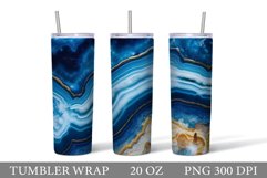 Stone Texture Tumbler Wrap. Abstract Tumbler Sublimation Product Image 1