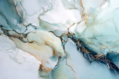 A beautiful abstract marble texture with gold and blue veins Product Image 1