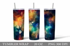 Abstract Tumbler Wrap Design. Abstract Tumbler Sublimation Product Image 1