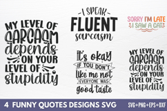 Funny Quotes Designs SVG Product Image 1