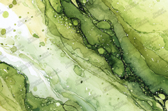 Green Watercolor Marble Texture Background for Craft Designs Product Image 1