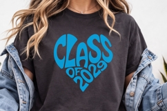 Class of 2029 SVG PNG | Heart Graduation Cut File | Senior Product Image 2