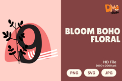 Bloom Boho Floral Monogram Product Image 1