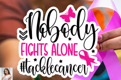Breast Cancer SVG Sticker Bundle Product Image 9