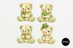 St Patrick’s Patchwork Teddy Bear Clipart Product Image 1