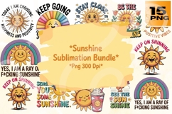 Sunshine Sublimation Bundle - 15 PNG Product Image 1