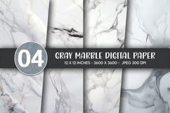 Gray Marble Digital Paper Product Image 1