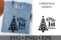 My 1st Christmas Svg | Christmas svg | Shirt Svg Product Image 2