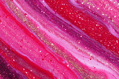 Pink &amp; gold with glittery textures and swirling patterns Product Image 1