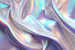 A holographic background with flowing curves Product Image 1