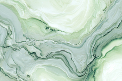 A beautiful green &amp; white marble texture with swirling Product Image 1