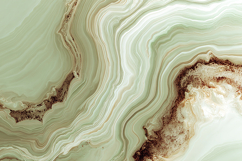 A green and white agate stone surface Product Image 1