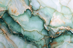 A green marble stone texture with gold veins Product Image 1