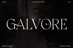 Galvore - Luxury Ligature Serif Font Product Image 1