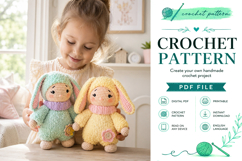 Bunny Doll Amigurumi Crochet Pattern PDF Product Image 5