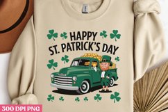 Happy St. Patric s Day PNG, St Patricks Day Gnome Sublimatio Product Image 1