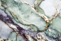 A green marble stone with intricate patterns Product Image 1