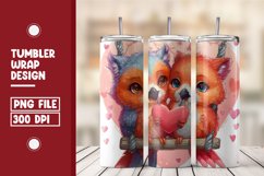 Watercolor Birds Tumbler Warp Design Product Image 1
