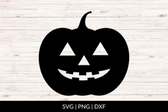 Happy Jack O Lantern Pumpkin SVG Product Image 1