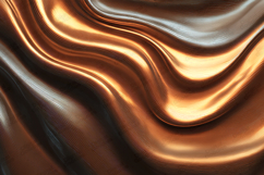 Bronze Copper Metallic Wave Textured Abstract Background Product Image 1