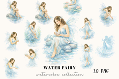 Water Fairy Clipart 20 Mermaid Fantasy Product Image 1