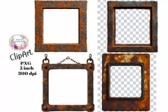 Rusty Things, Grunge, Metal, Ephemera, PNG, Clipart Product Image 1