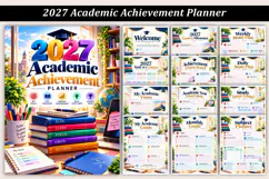 2027 Academic Achievement Planner Product Image 1