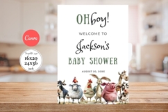 Baby Shower Welcome Sign Template 115 Product Image 1