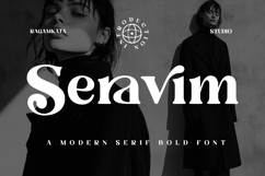Seravim - Modern Bold Serif Font Product Image 1