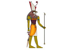 Horus.Egyptian ancient symbol. Culture.Design element. Product Image 1