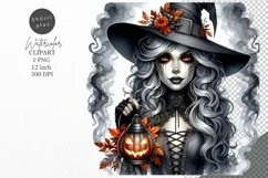 Halloween clipart, Witch clipart, Autumn clipart, Fall Product Image 1