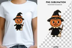 Vintage folk-art halloween png design for T-shirts Product Image 1