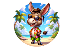 Cute Donkey Clipart - PNG File Product Image 2