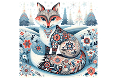 Cute Fox Clipart - PNG File Product Image 1