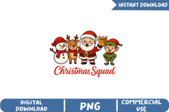 Christmas Squad Sublimation,Christmas Png Product Image 1