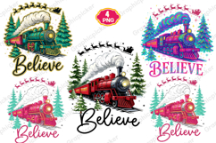 Believe North Pole Train Png, Christmas Png, Believe Png Product Image 8