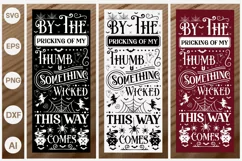 Farmhouse Halloween SVG 3 designs /Halloween Porch Signs SVG Product Image 4