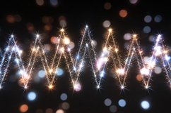 A vibrant and dynamic light display with sparkling lines Product Image 1