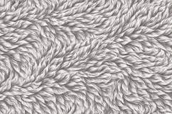 Beige Gray Twisted Faux Fur Texture Background Product Image 1
