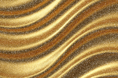 Tonal Gold Glitter Wave Background | Seamless Flow Texture Product Image 1