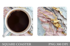 Abstract Coaster Design. Texture Coaster Sublimation Product Image 1