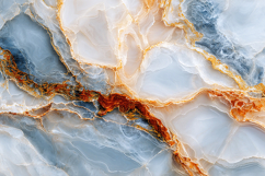 A marble surface with intricate blue and gold veins Product Image 1
