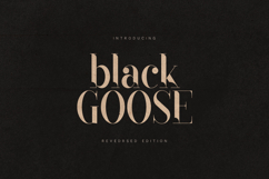 Black Goose Elegant Luxury Serif Font Product Image 1