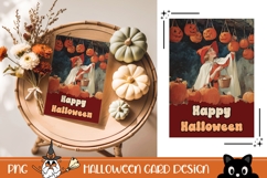 Happy Halloween Greeting Card, Happy Halloween Wall Art Product Image 1