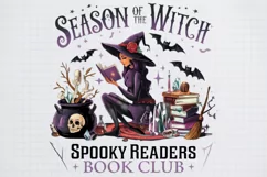 Vintage Halloween Season Of The Witch PNG Product Image 2