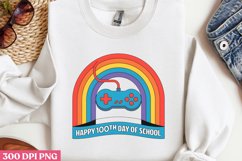 Happy 100th Day of PNG, 100 Days Of School Sublimation Product Image 2