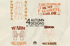 Autumn Vibe design print SVG PNG EPS Product Image 1