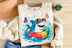 Cute Shark svg Design | Svg Cut Files | Shirt Svg Product Image 2