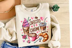Cafecito Chisme svg | Svg Files for Cricut | Shirt Svg Product Image 1