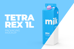 1L Tetra Rex mockup. Half Side view Product Image 1